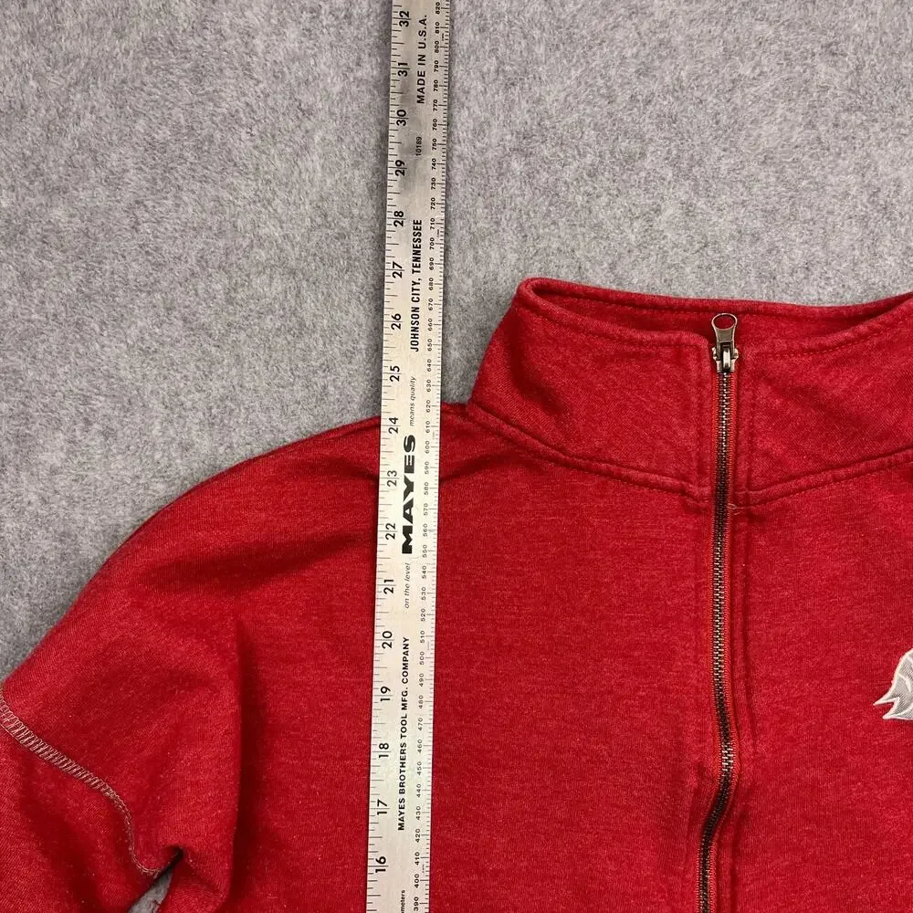 Stadium‎ Athletics Washington State Cougars Pullover Large Red 1/4 Quarter Zip
